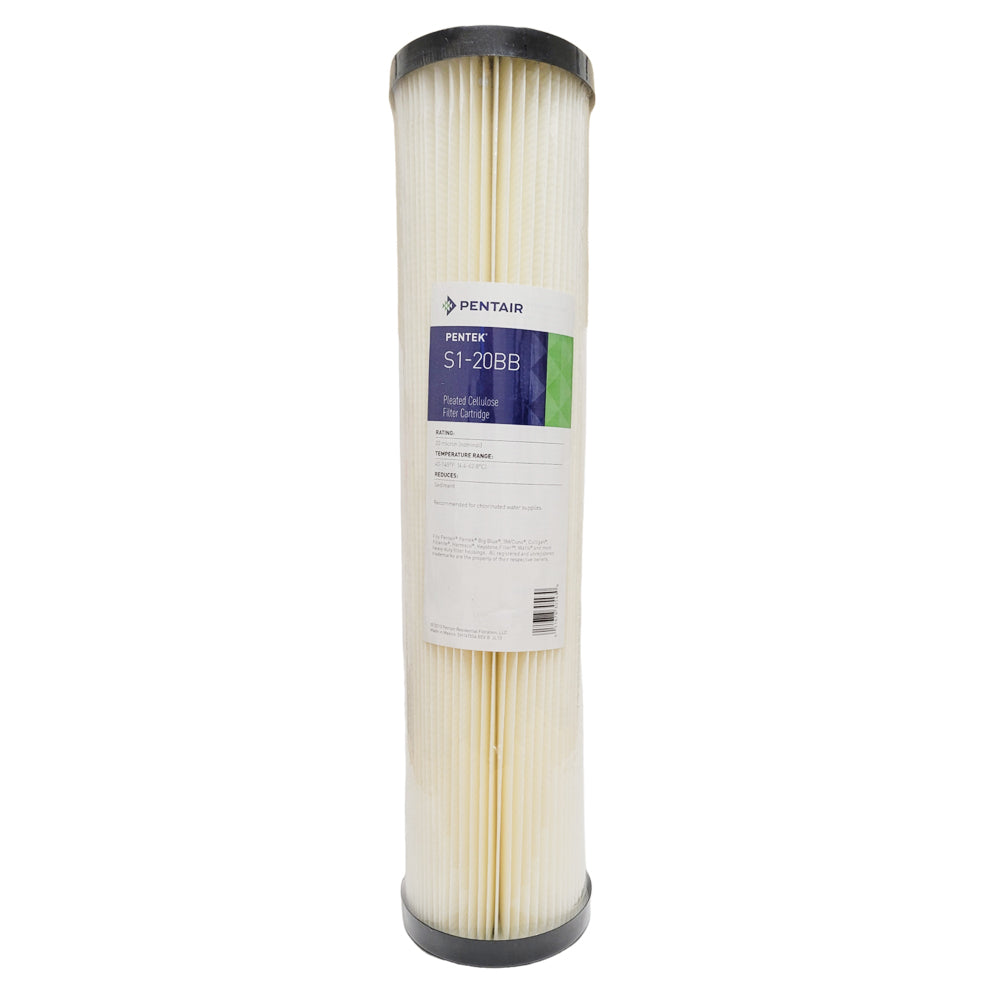 Pentek S1-20BB Pleated Cellulose Big Blue Filter– Water-Softeners